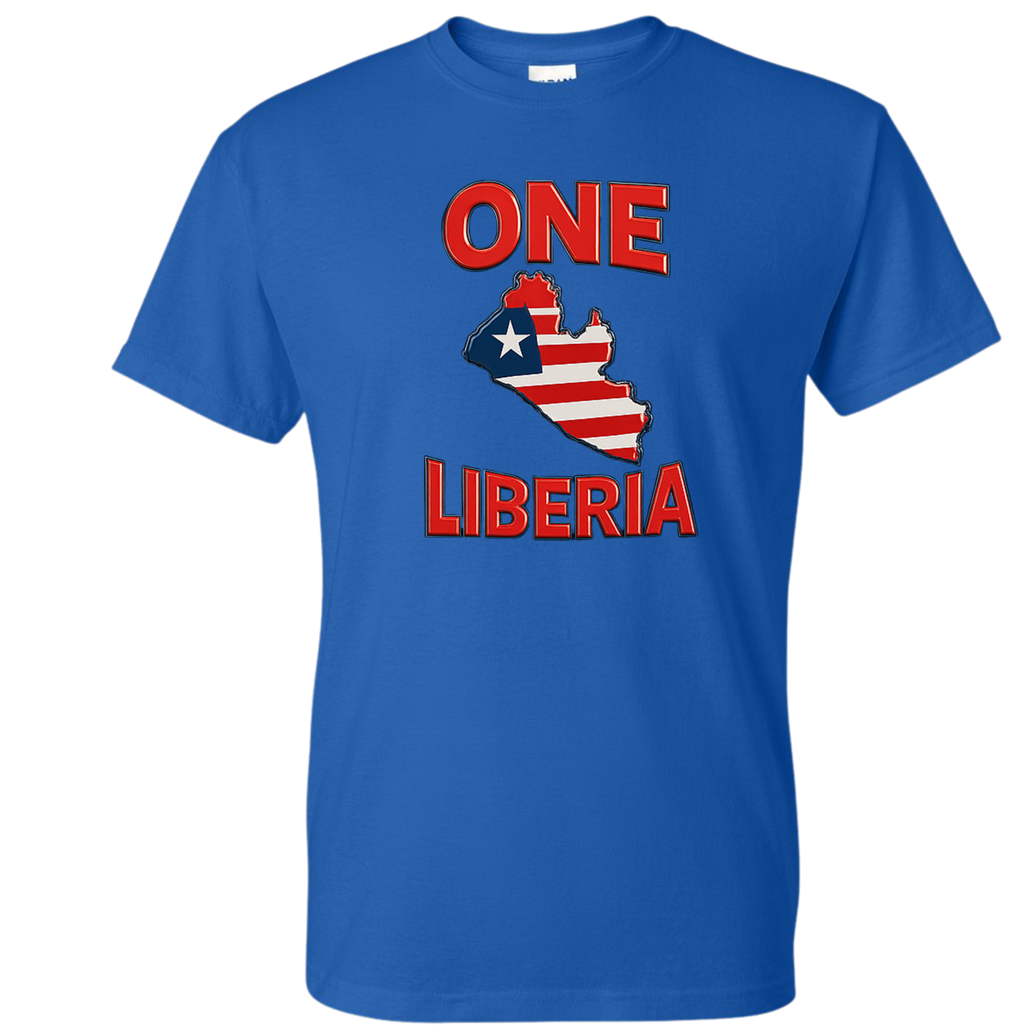 One Liberia Blue T-Shirt