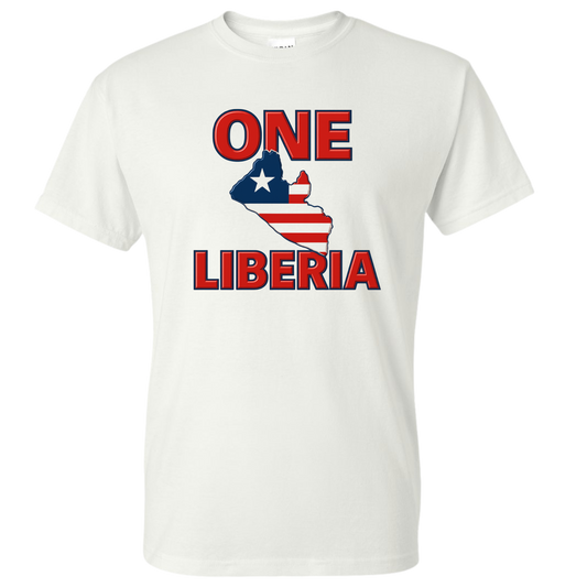 One Liberia White T-Shirt
